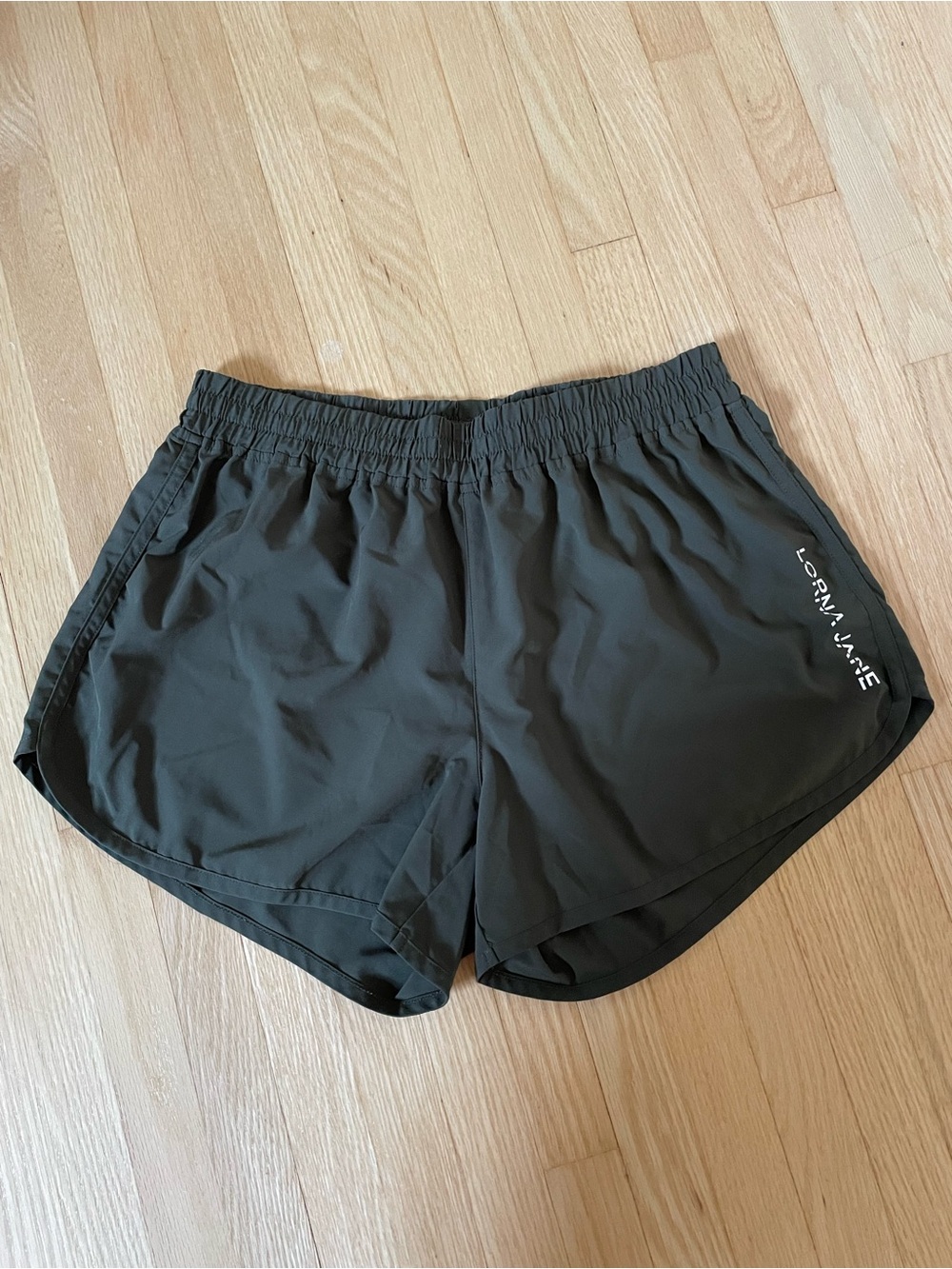 Lorna Jane Olive Green Athletic Running Shorts